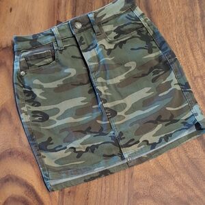 Miss Me Vintage Camo Skirt
